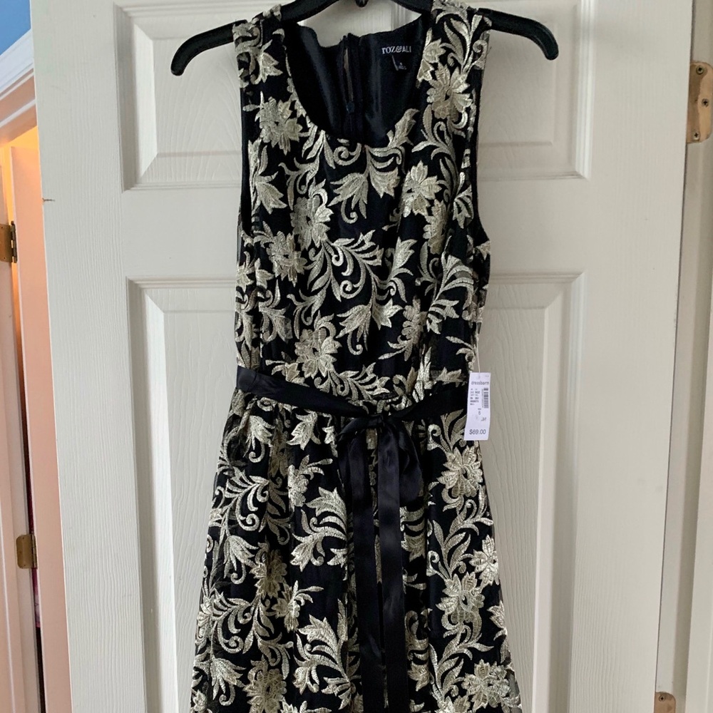 BLACK&GOLD FORMAL DRESS